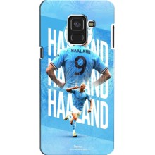 Чехлы с принтом для Samsung A8, A8 2018, A530F Футболист – Erling Haaland