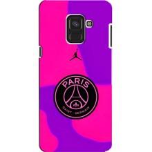 Чохли PSG для Samsung A8, A8 2018, A530F (AlphaPrint) (яскравий ПСЖ)