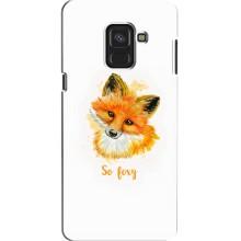 Чехлы с картинкой Лисички для Samsung A8, A8 2018, A530F (VPrint)