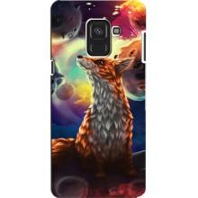 Чехлы с картинкой Лисички для Samsung A8, A8 2018, A530F (VPrint)