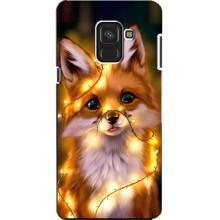 Чехлы с картинкой Лисички для Samsung A8, A8 2018, A530F (VPrint)