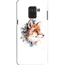Чехлы с картинкой Лисички для Samsung A8, A8 2018, A530F (VPrint)