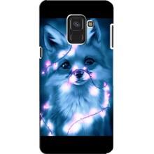 Чехлы с картинкой Лисички для Samsung A8, A8 2018, A530F (VPrint)