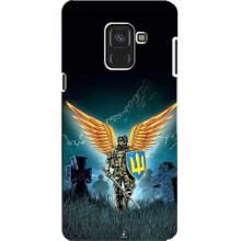 Чехлы с картинкой ЗСУ для Samsung A8, A8 2018, A530F (AlphaPrint) – Солдат ЗСУ