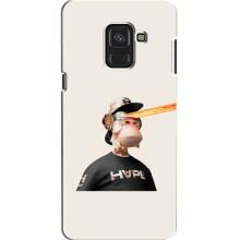 Чохли з Мавпами NFT для Samsung A8, A8 2018, A530F (AlphaPrint) (мавпа NFT в окулярах)