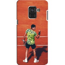 Чехлы с принтом Спортивная тематика для Samsung A8, A8 2018, A530F – Алькарас Теннисист