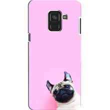 Чохли з собаками для Samsung A8, A8 2018, A530F (VPrint) (Смішна собака)