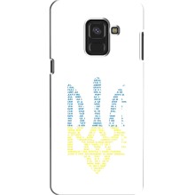 Чехлы для Samsung A8, A8 2018, A530F  Укр. Символика (AlphaPrint) (Герб из букв)