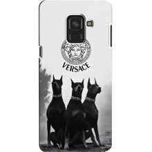 Чехлы VERSACE для «Самсунг» А8, А8 2018, А530Ф (PREMIUMPrint) (Доберман Версаче)