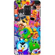 Чехол для Samsung A8, A8 2018, A530F Бравл Старс (VPrint)