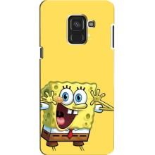 Чехол Губка Боб для «Самсунг» А8, А8 2018, А530Ф – Губка Боб