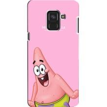 Чехол Губка Боб для «Самсунг» А8, А8 2018, А530Ф – Персонаж Патрик