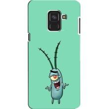 Чехол Губка Боб для «Самсунг» А8, А8 2018, А530Ф – Персонаж Планктон