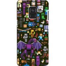 Чохол Майнкрафт на Samsung A8, A8 2018, A530F (AlphaPrint) Minecraft
