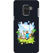 Чохол Майнкрафт на Samsung A8, A8 2018, A530F (AlphaPrint) Minecraft