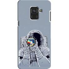 Чохол NASA для Samsung A8, A8 2018, A530F (AlphaPrint) (Космонавт фото)