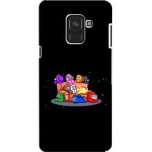 Чохли Амонг Ас для Samsung A8, A8 2018, A530F (AlphaPrint) (Амонг-ас)