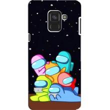 Чохли Амонг Ас для Samsung A8, A8 2018, A530F (AlphaPrint) (Скіни в космосі)