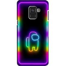 Чохли Амонг Ас для Samsung A8, A8 2018, A530F (AlphaPrint) (Яскравий скін)
