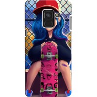 Чехол с картинкой Модные Девчонки Samsung A8, A8 2018, A530F (Модная девушка)