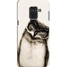 Чохол з пташками на Samsung A8, A8 2018, A530F (VPrint) (Сова)
