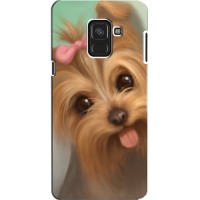 Чехол (ТПУ) Милые собачки для Samsung A8, A8 2018, A530F – Йоршенский терьер