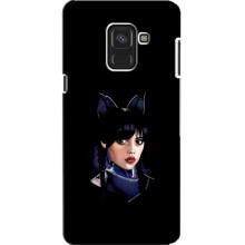 Чохли Венсдей на Samsung A8, A8 2018, A530F Уенсдей (AlphaPrint) (серйозна Венздей)