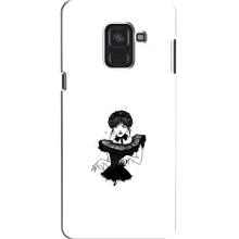 Чохли Венсдей на Samsung A8, A8 2018, A530F Уенсдей (AlphaPrint) (танець Венздей)