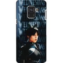 Чохли Венсдей на Samsung A8, A8 2018, A530F Уенсдей (AlphaPrint) (Венздей кішка)
