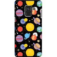 Космічні Чохли для Самсунґ 8, 8 2018, 530F (VPrint) (Намальовані планети)