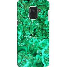 Мраморний чехол на Samsung A8, A8 2018, A530F (VPrint) (Салатовий Мрамор)