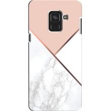 Мраморний чехол на Samsung A8, A8 2018, A530F (VPrint) (Тройний мрамор)