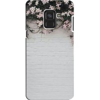 Чохли з тематикою "КВІТИ" на Samsung A8, A8 2018, A530F – Квіти на стіні