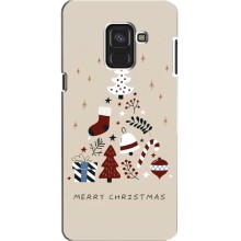 Різдвяні Чохли для Samsung A8, A8 2018, A530F (VPrint) (Merry Christmas)