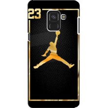 Силиконовый Чехол Nike Air Jordan на Самсунг А8 (2018) – Джордан 23