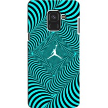 Силиконовый Чехол Nike Air Jordan на Самсунг А8 (2018) (Jordan)
