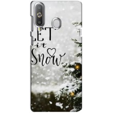 Новогодние, Праздничные Чехлы для Samsung A9 Pro (2019) / A8s - 2024 год (Let it snow)