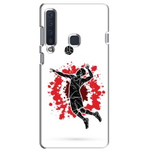 Чохли з прінтом Спортивна тематика для Samsung Galaxy A9 2018, A920 – Волейболіст
