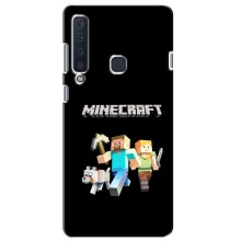Чехол Майнкрафт на Samsung Galaxy A9 2018, A920 (AlphaPrint) Minecraft (герои Minecraft)