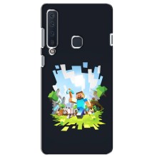 Чехол Майнкрафт на Samsung Galaxy A9 2018, A920 (AlphaPrint) Minecraft (персонажи Minecraft)