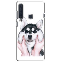 Бампер для Samsung Galaxy A9 2018, A920 с картинкой "Песики" – Собака Хаски