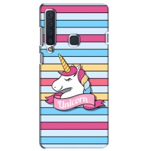 Чехол для Самсунг А9 2018 - (Единорожки - Новинки) (AlphaPrint) (Unicorn)
