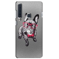 Чехол (ТПУ) Милые собачки для Samsung Galaxy A9 2018, A920 (Бульдог в очках)