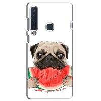 Чехол (ТПУ) Милые собачки для Samsung Galaxy A9 2018, A920 (Смешной Мопс)