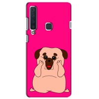Чехол (ТПУ) Милые собачки для Samsung Galaxy A9 2018, A920 (Веселый Мопсик)