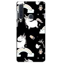 Чехол Unicorn на Samsung Galaxy A9 2018, A920 (Единорог с кофе)
