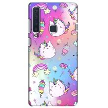 Чехол Unicorn на Samsung Galaxy A9 2018, A920 (Радуга и Единорог)