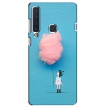 Девчачий Чехол для Samsung Galaxy A9 2018, A920 (Девочка с тучкой)
