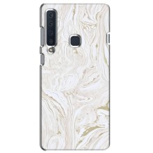 Мраморный чехол на Samsung Galaxy A9 2018, A920 (VPrint) (Белый мрамор)
