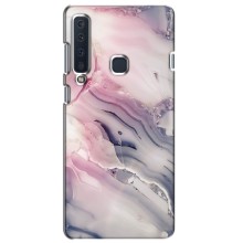 Мраморный чехол на Samsung Galaxy A9 2018, A920 (VPrint) (Пурпурный Мрамор)